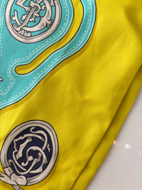 Maxi Twilly 220cm in Multicolour Yellow / Blue