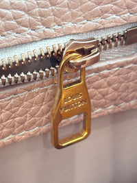 Capucines BB Metallic Taurillon Pearly Pink RGHW