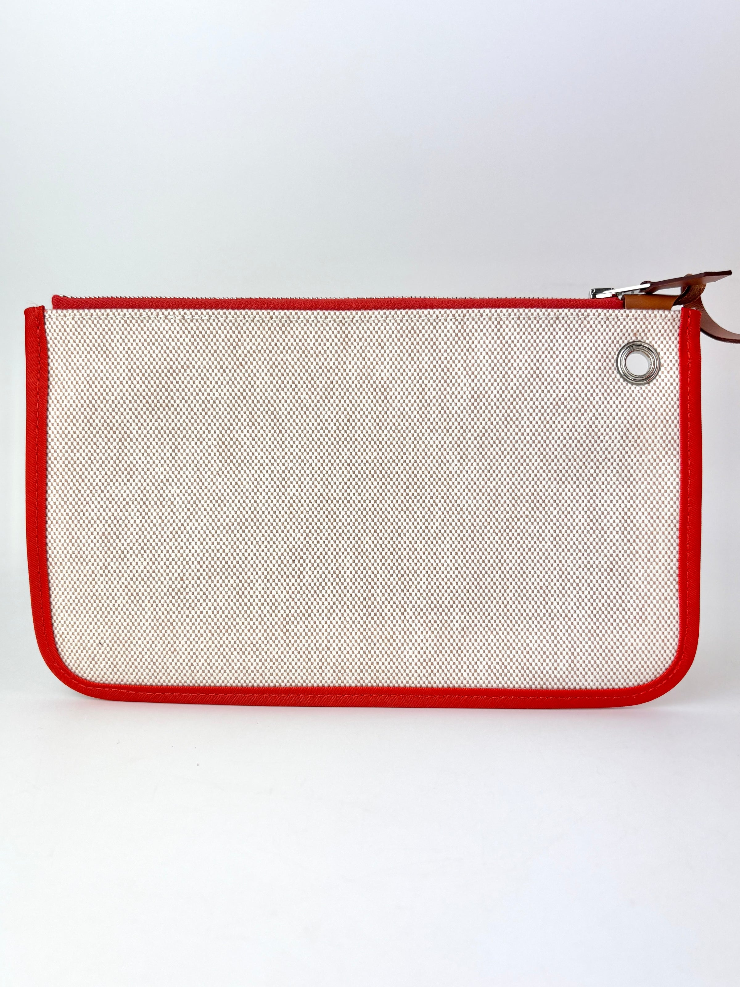 Herbag 31 Orange Mecano Berlin Coated Canvas Fauve Vache Hunter Leather & Ecru Toile H Canvas PHW - Glampot