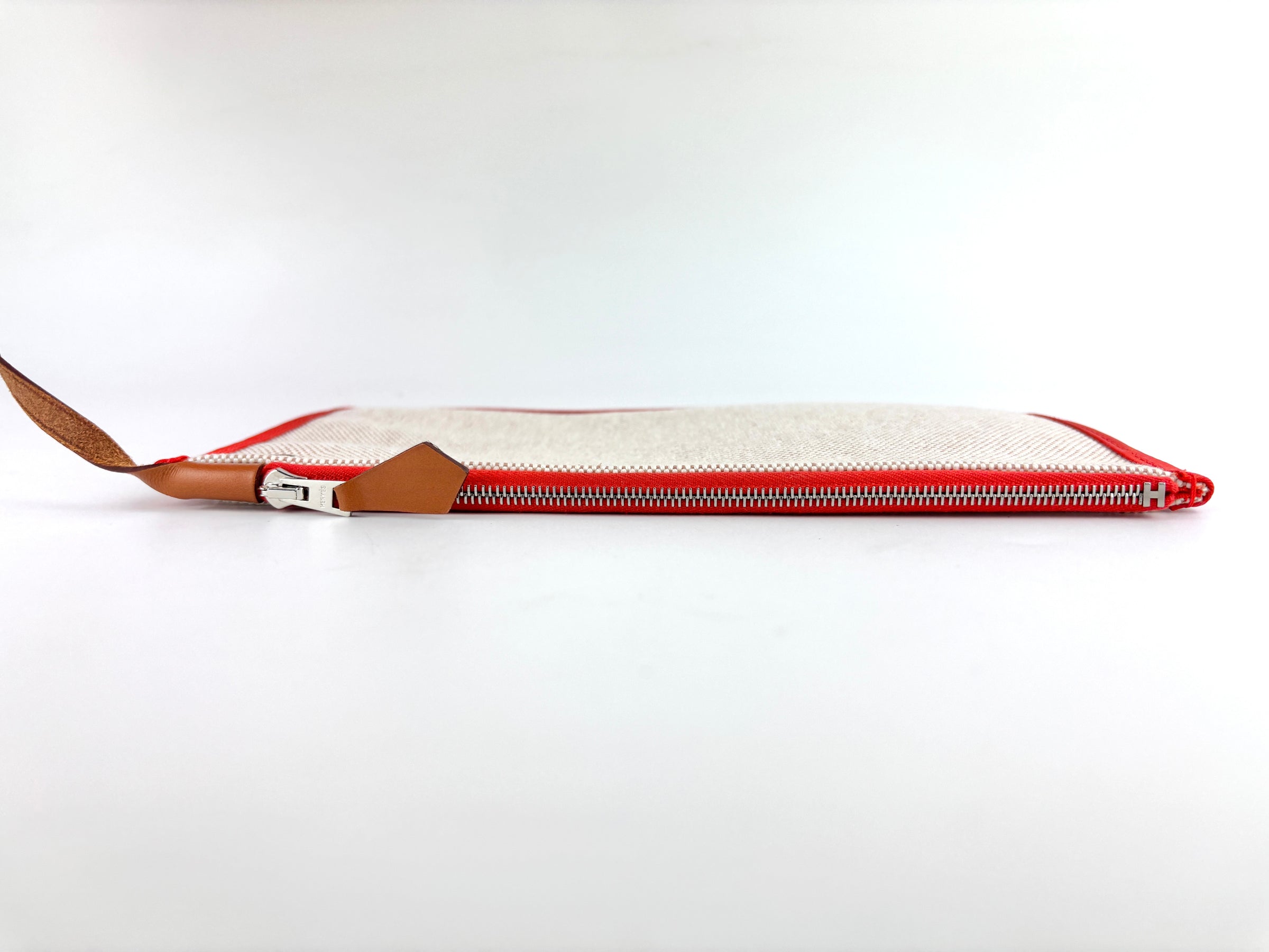 Herbag 31 Orange Mecano Berlin Coated Canvas Fauve Vache Hunter Leather & Ecru Toile H Canvas PHW - Glampot