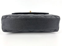 AP4244 Micro Coco Handle in Black Caviar LGHW - Glampot