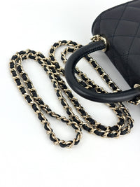 AP4244 Micro Coco Handle in Black Caviar LGHW - Glampot