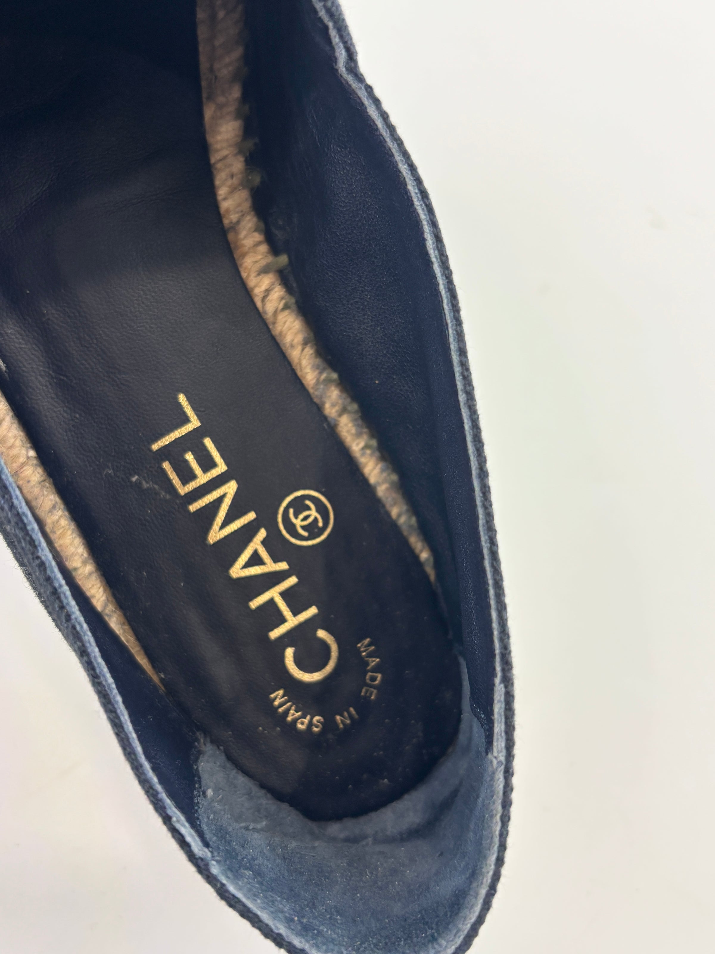 Fabric Biarritz CC Espadrilles Blue / Green Size 38