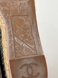 Fabric Biarritz CC Espadrilles Blue / Green Size 38