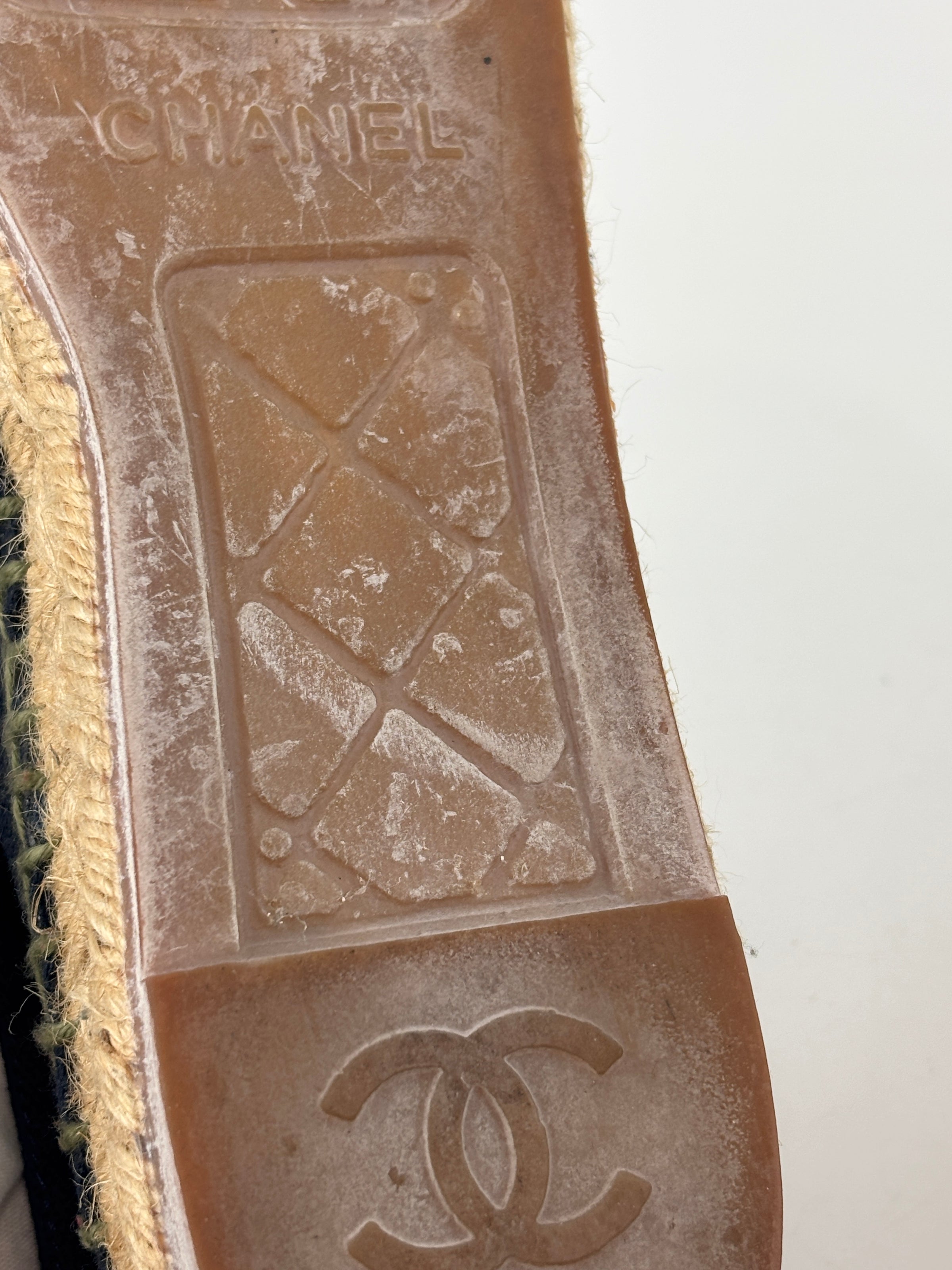 Fabric Biarritz CC Espadrilles Blue / Green Size 38