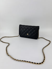 Wallet on Chain in Black Caviar GHW