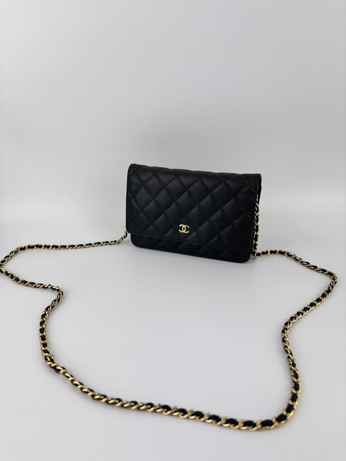 Wallet on Chain in Black Caviar GHW