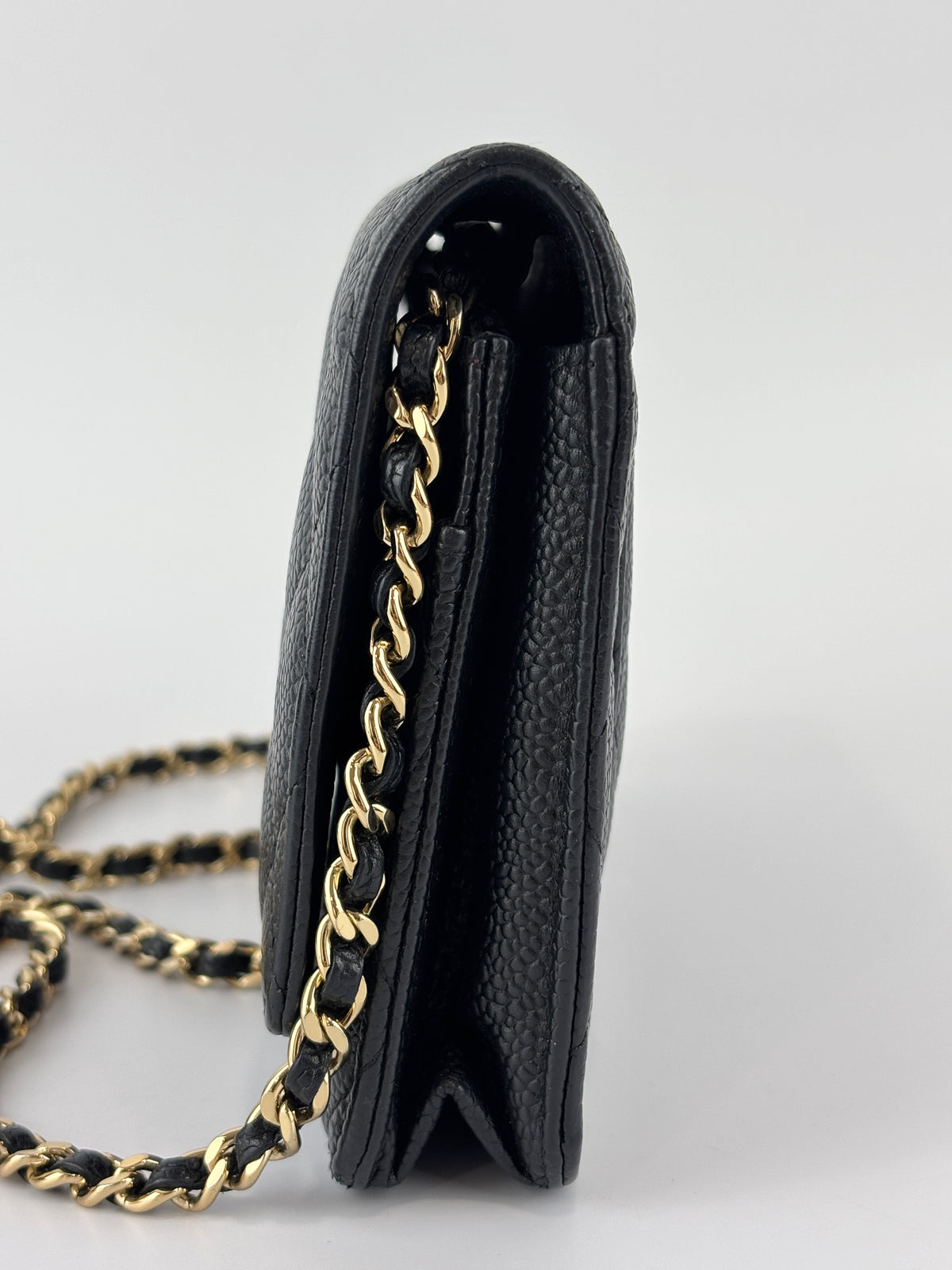 Wallet on Chain in Black Caviar GHW