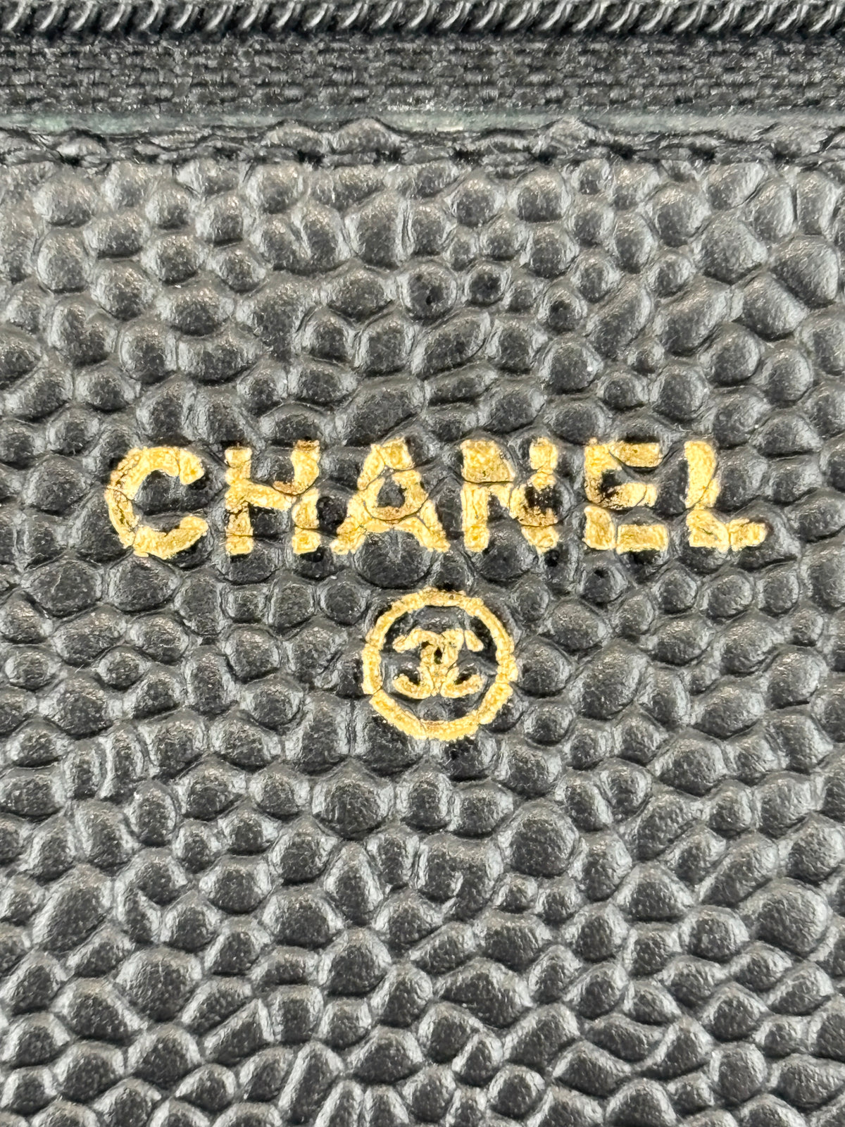 Wallet on Chain in Black Caviar GHW