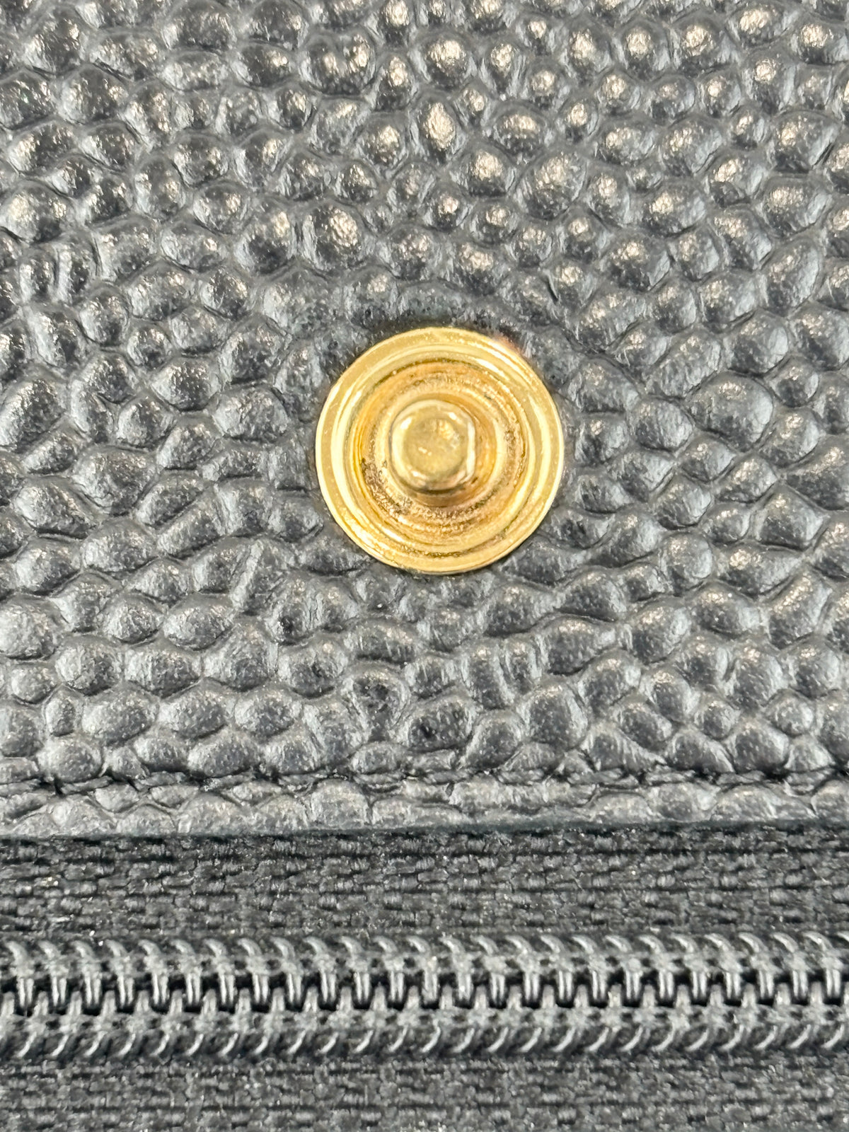 Wallet on Chain in Black Caviar GHW