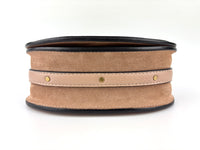 Small Nile Bracelet Bag in Pink Leather / Suede