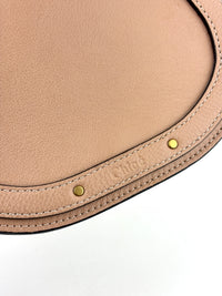 Small Nile Bracelet Bag in Pink Leather / Suede