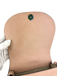 Small Nile Bracelet Bag in Pink Leather / Suede