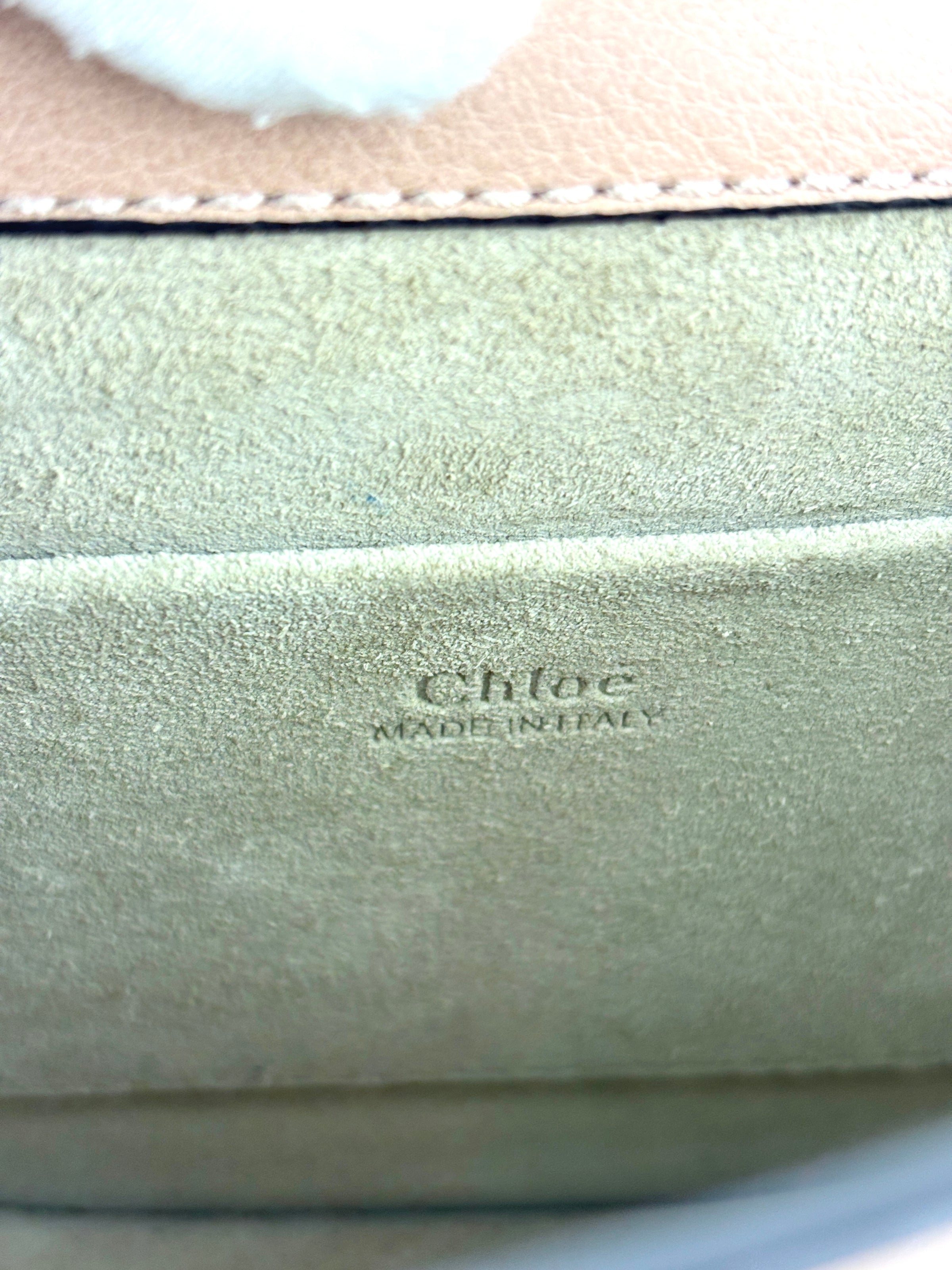 Small Nile Bracelet Bag in Pink Leather / Suede