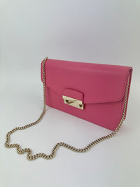 Metropolis Pink Leather Shoulder Bag