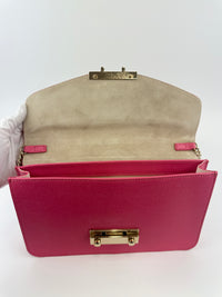 Metropolis Pink Leather Shoulder Bag