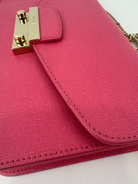 Metropolis Pink Leather Shoulder Bag