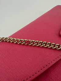 Metropolis Pink Leather Shoulder Bag