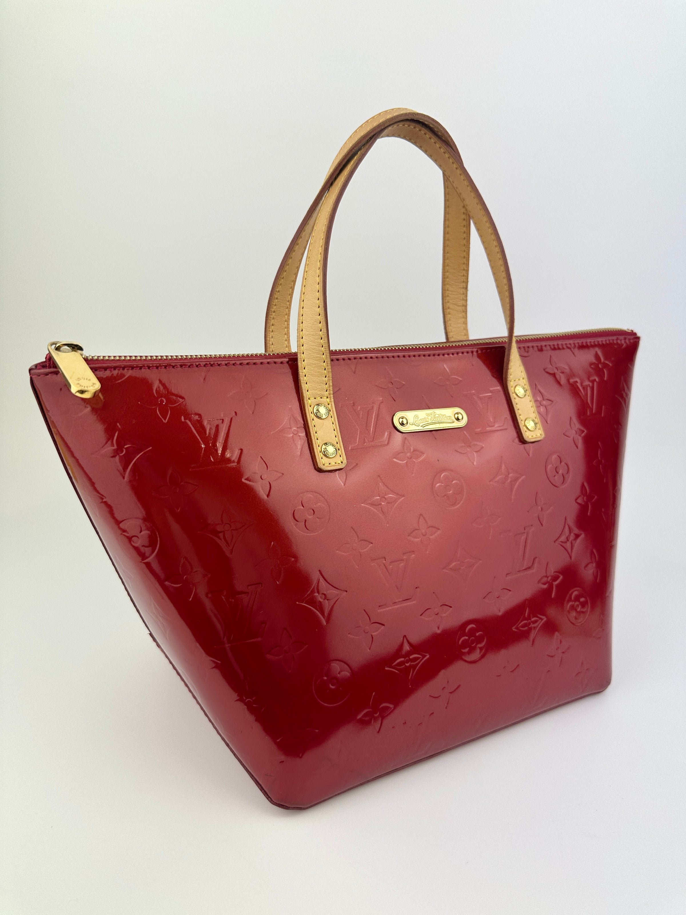 Pomme D’Amour Monogram Vernis Bellevue PM Bag