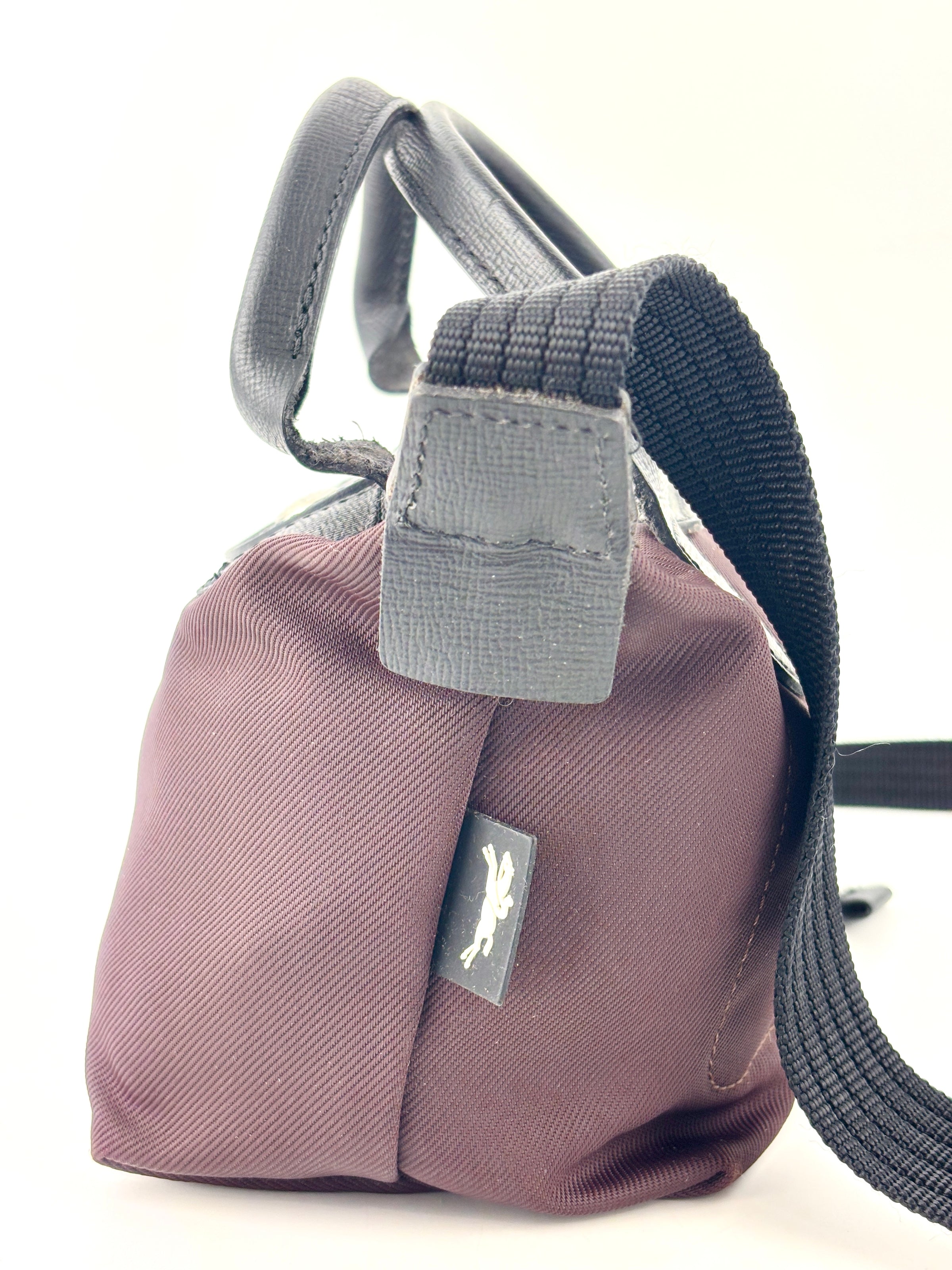 Le Pliage Energy XS Crossbody Bag in Burgundy