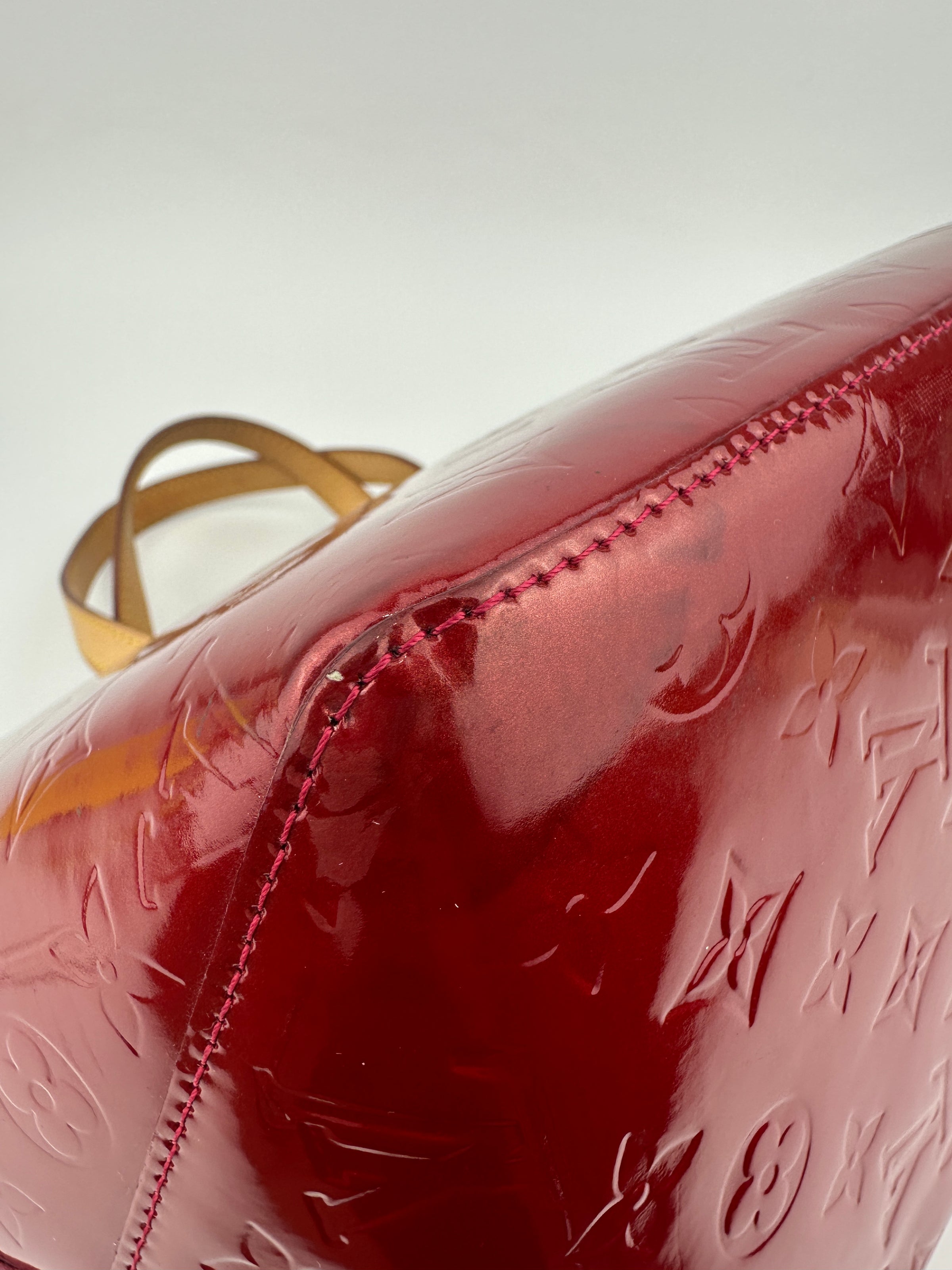 Pomme D’Amour Monogram Vernis Bellevue PM Bag