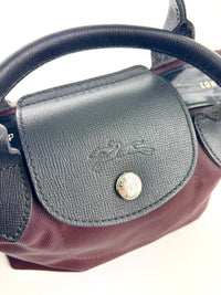 Le Pliage Energy XS Crossbody Bag in Burgundy