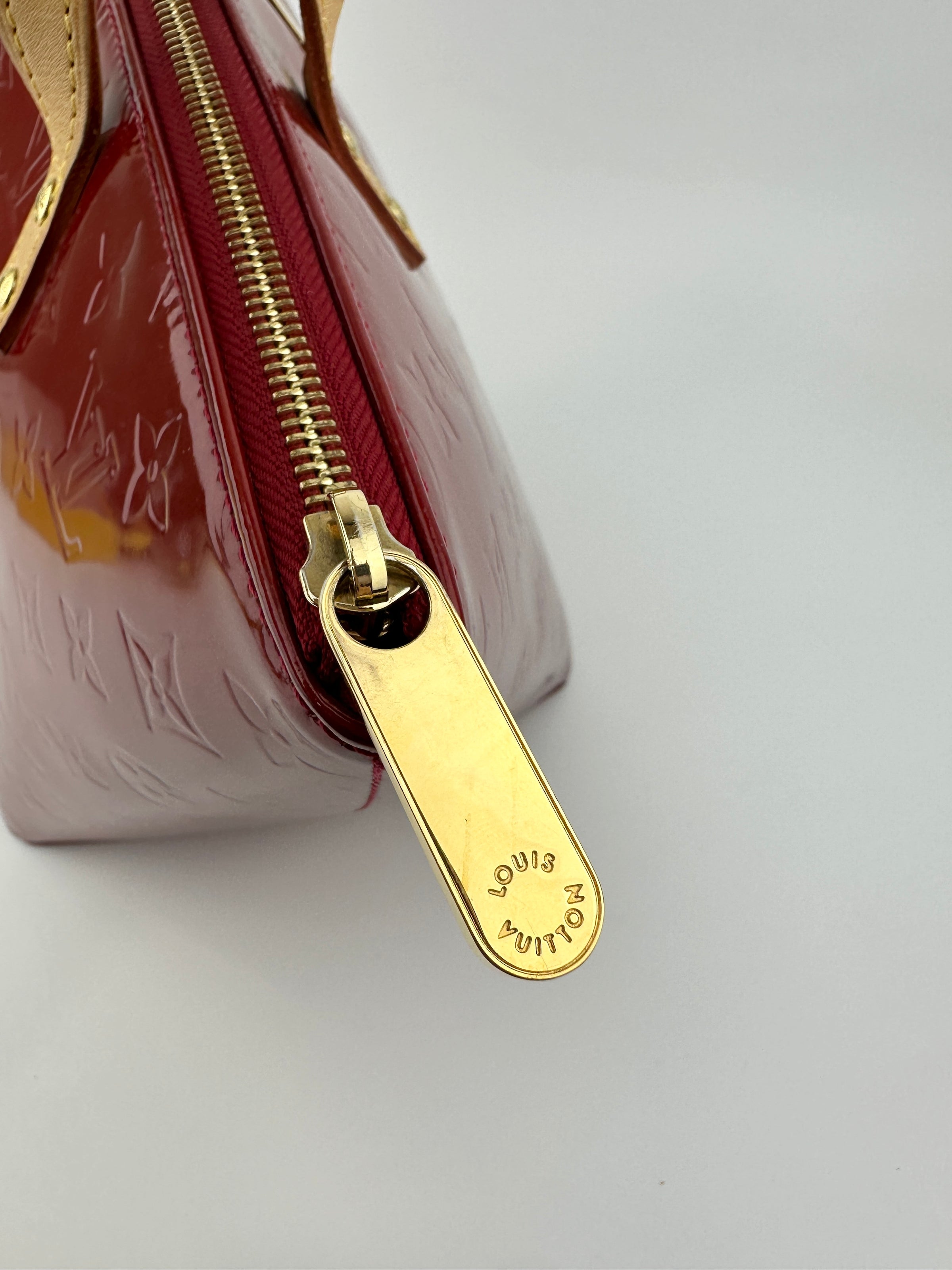 Pomme D’Amour Monogram Vernis Bellevue PM Bag