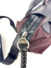 Le Pliage Energy XS Crossbody Bag in Burgundy