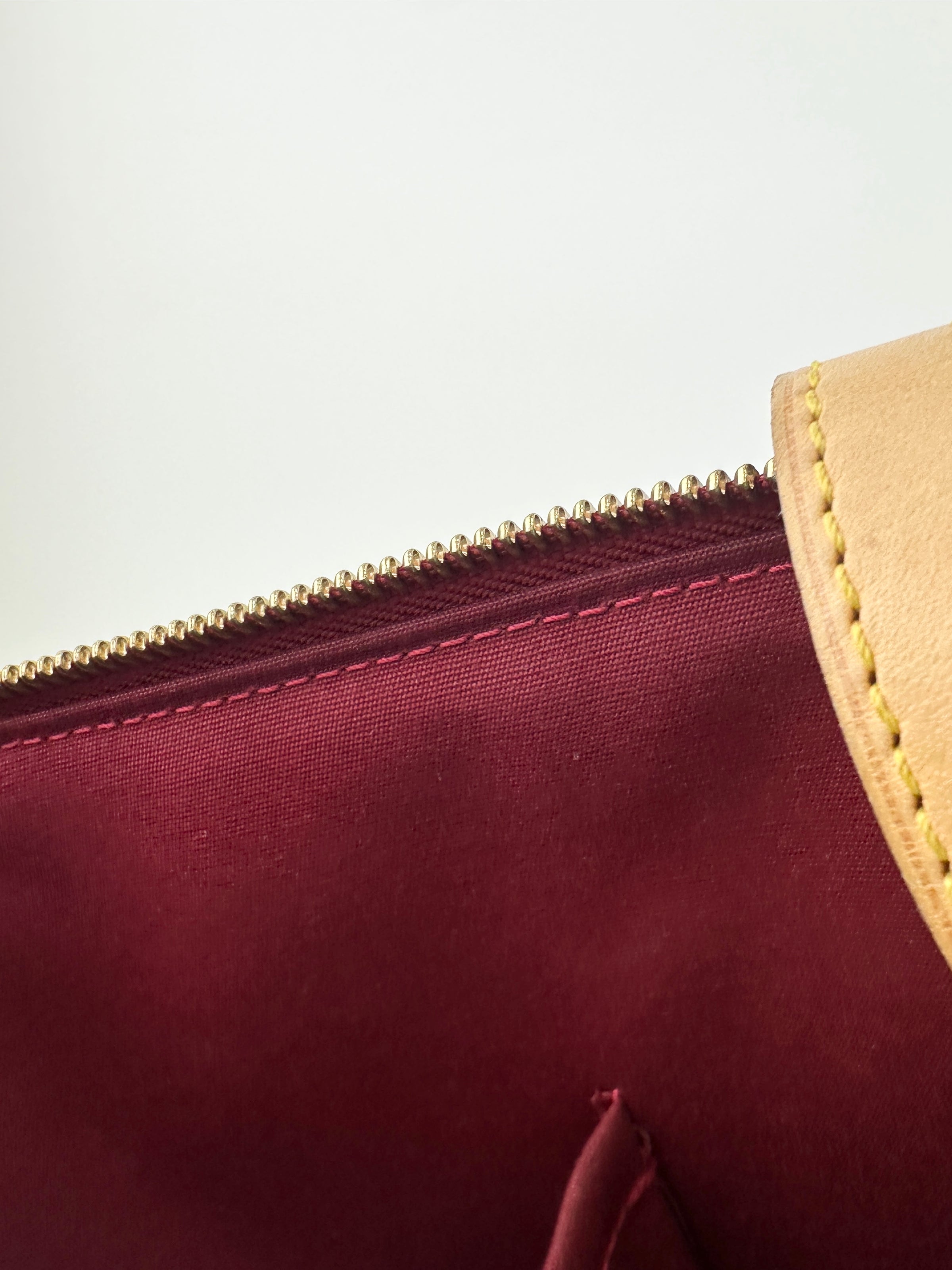 Pomme D’Amour Monogram Vernis Bellevue PM Bag