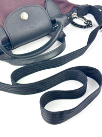 Le Pliage Energy XS Crossbody Bag in Burgundy