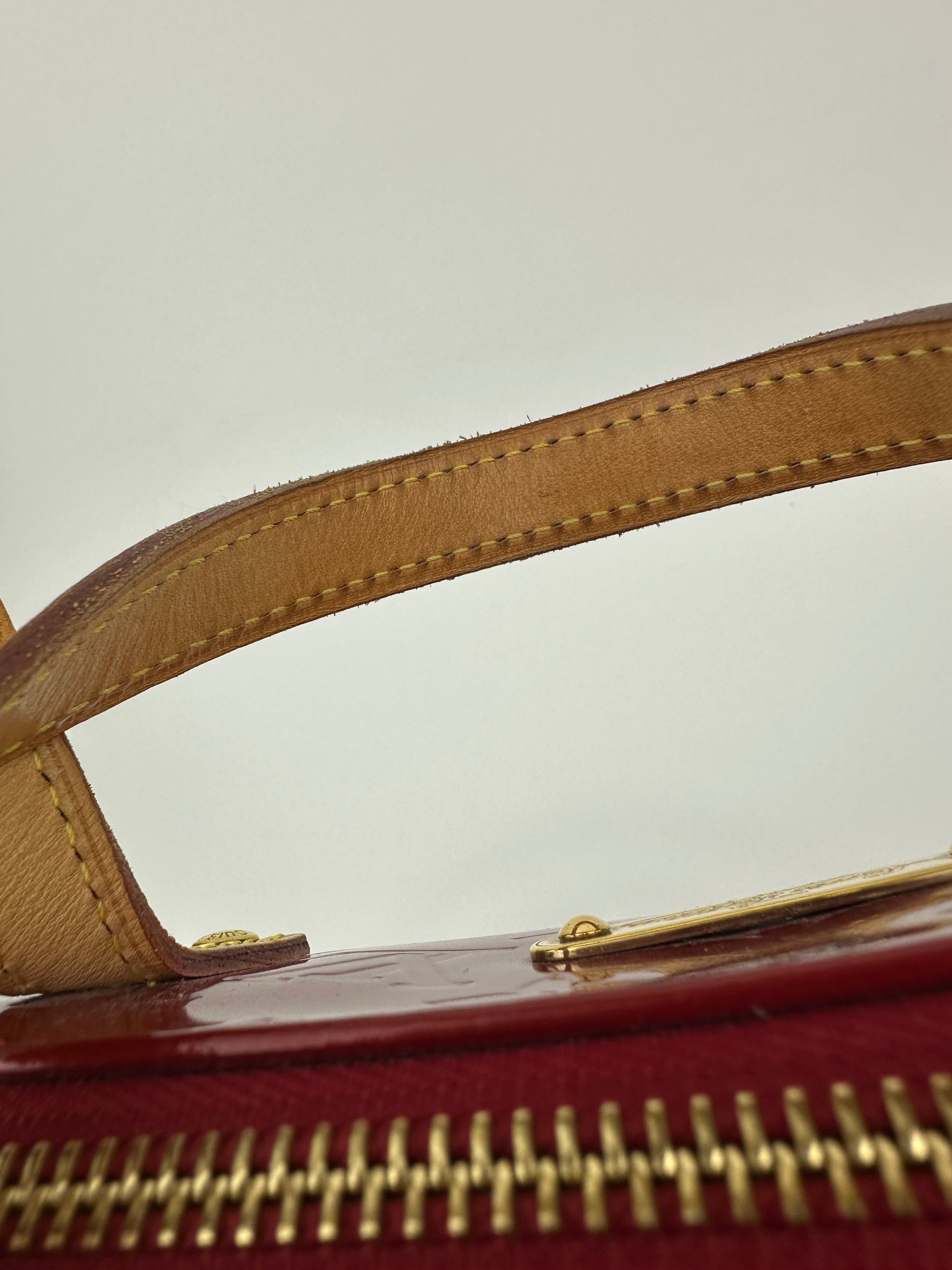 Pomme D’Amour Monogram Vernis Bellevue PM Bag