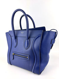 Luggage Tote Mini in Blue/Indigo
