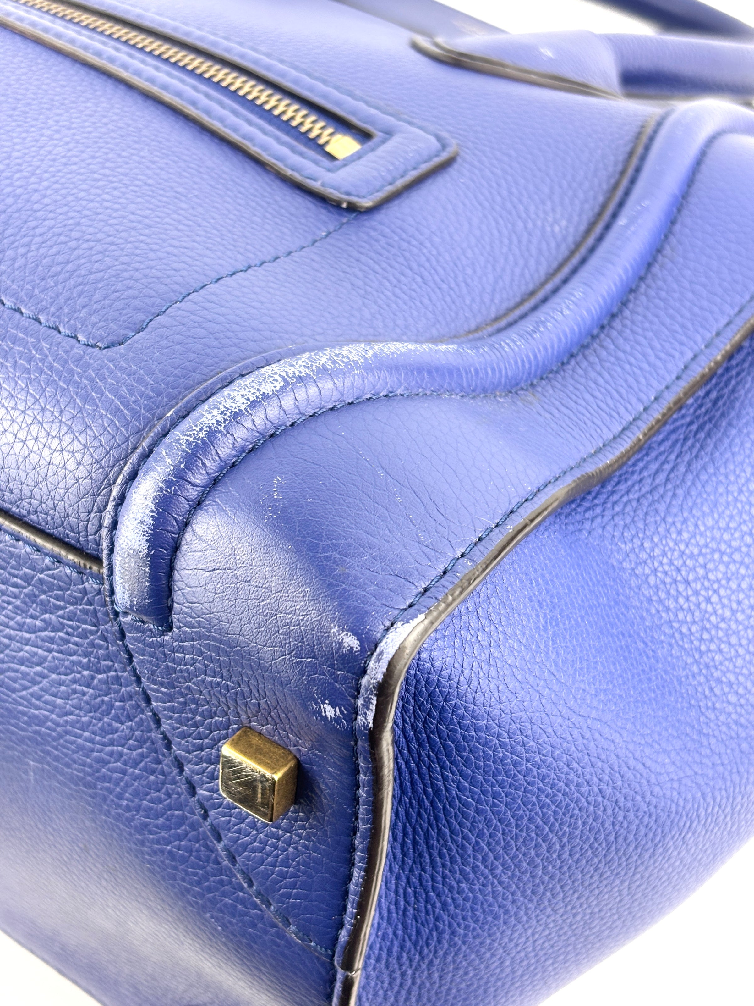 Luggage Tote Mini in Blue/Indigo