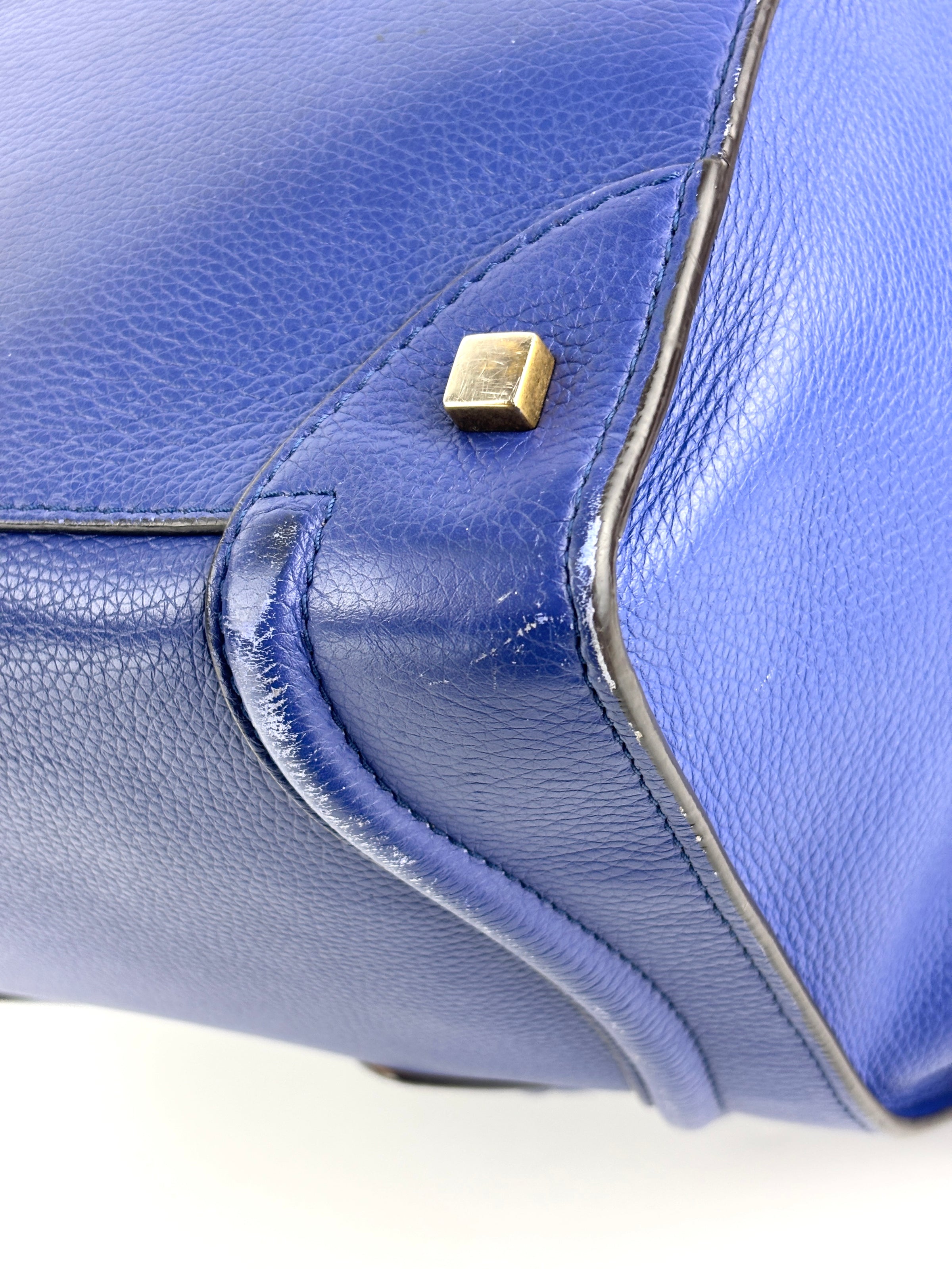 Luggage Tote Mini in Blue/Indigo