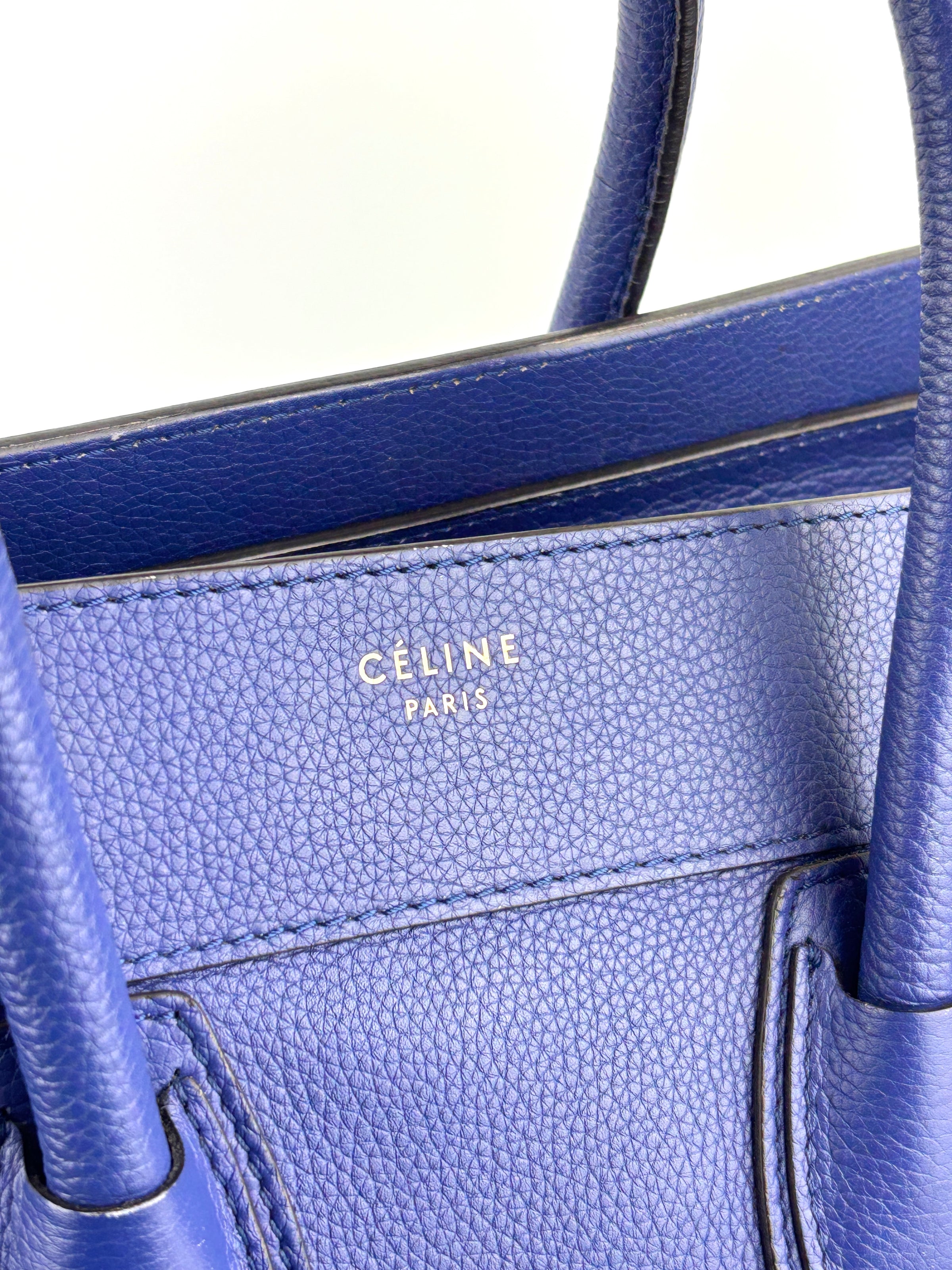 Luggage Tote Mini in Blue/Indigo