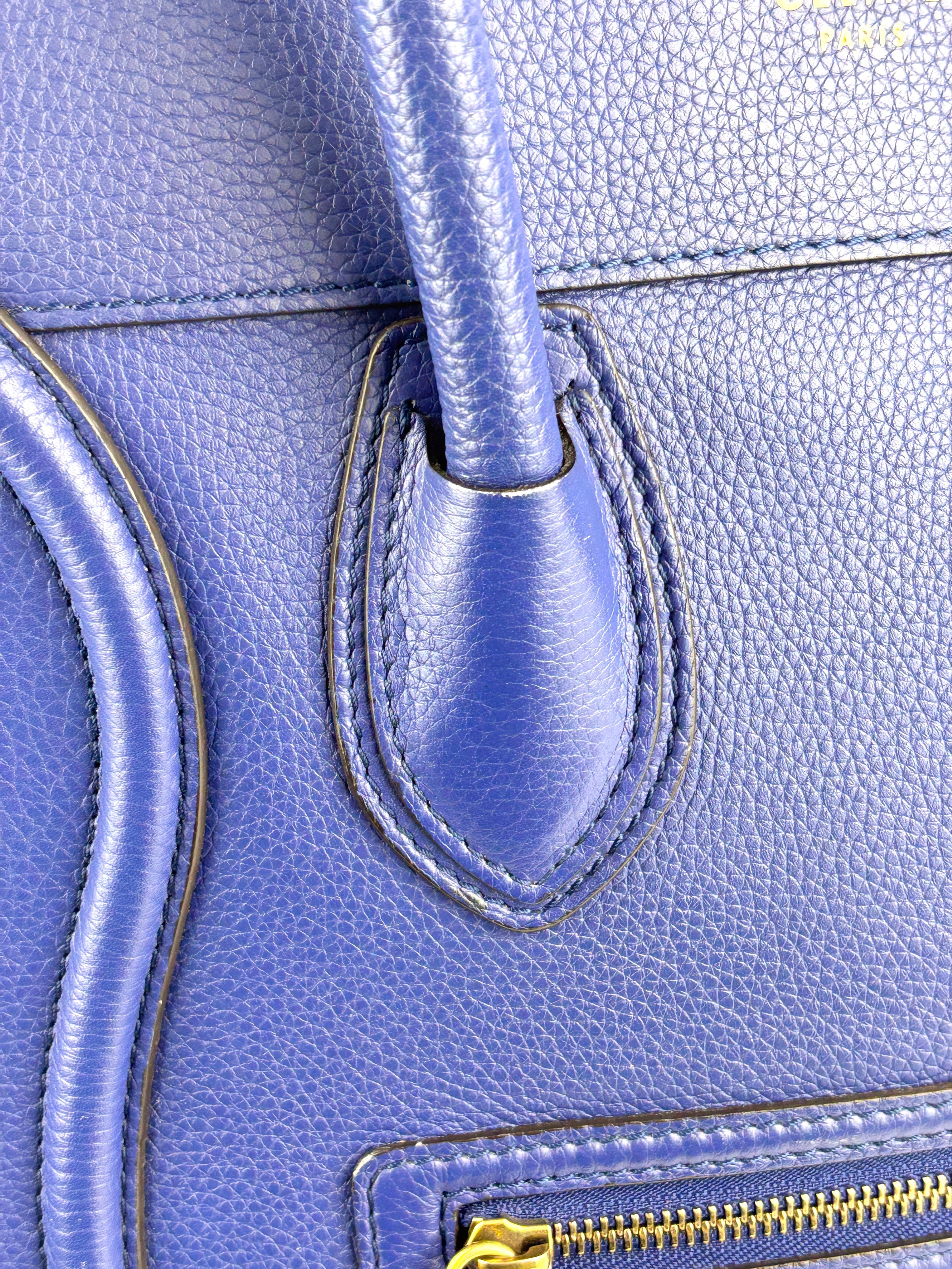 Luggage Tote Mini in Blue/Indigo