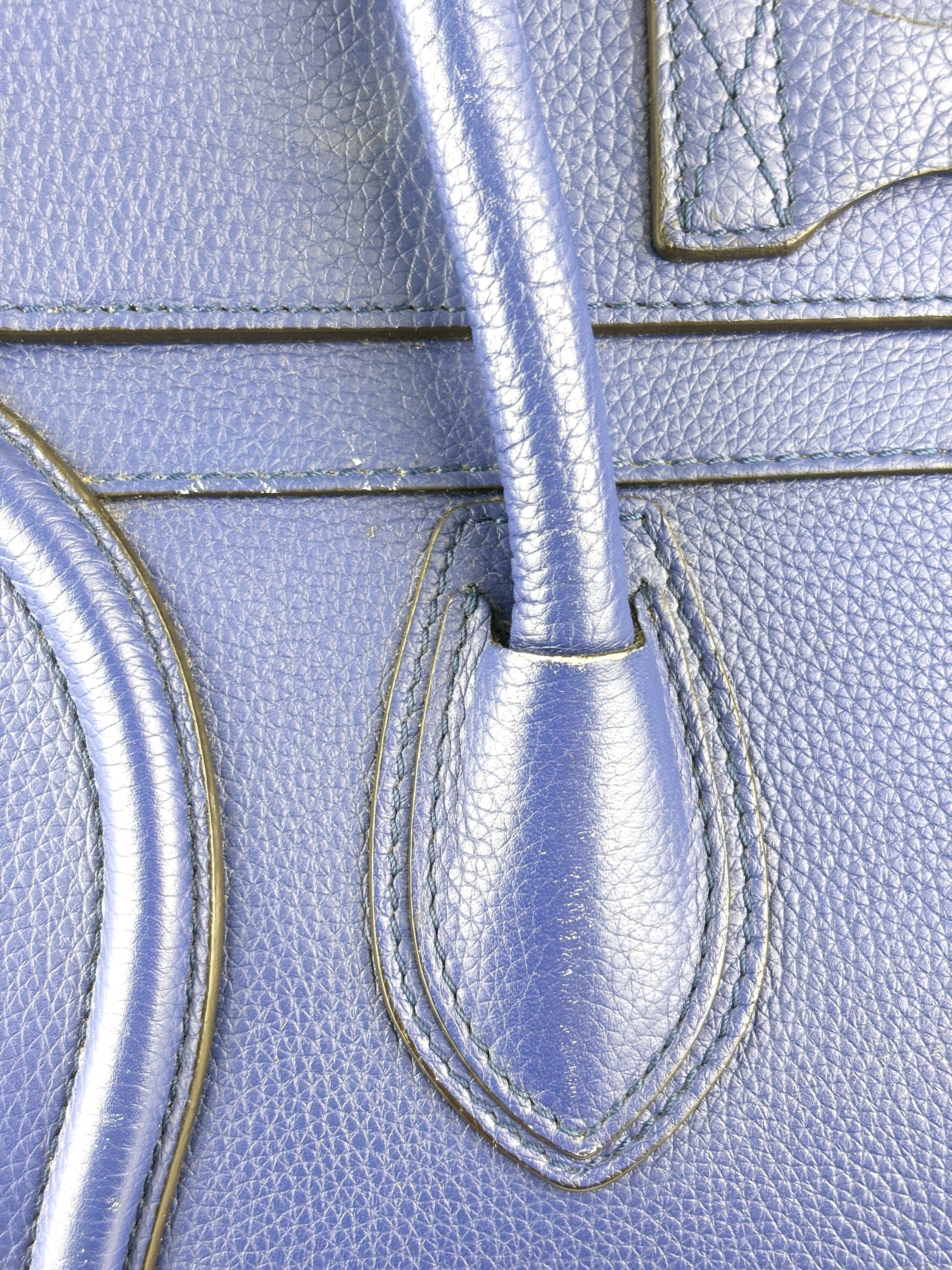 Luggage Tote Mini in Blue/Indigo