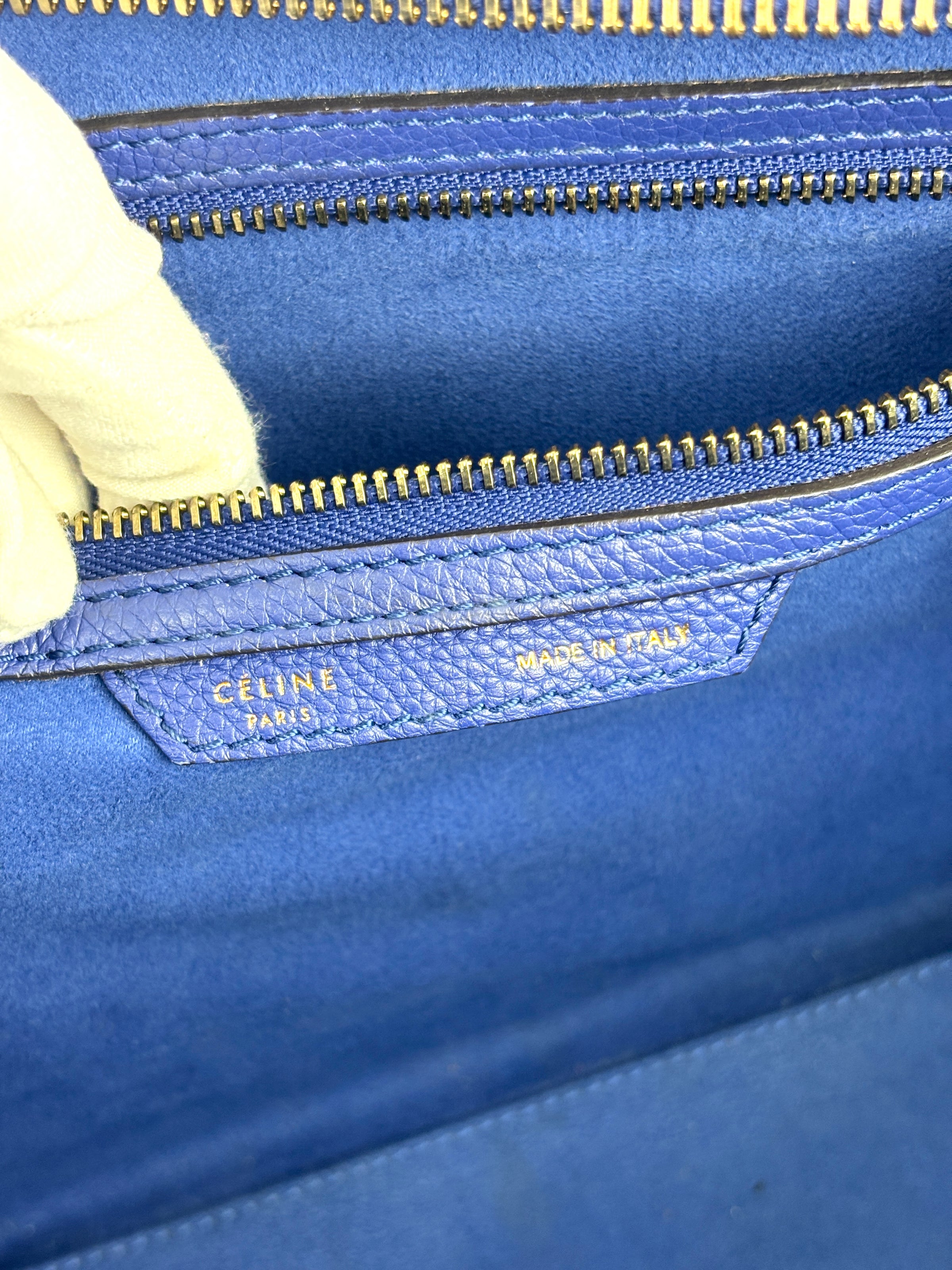 Luggage Tote Mini in Blue/Indigo