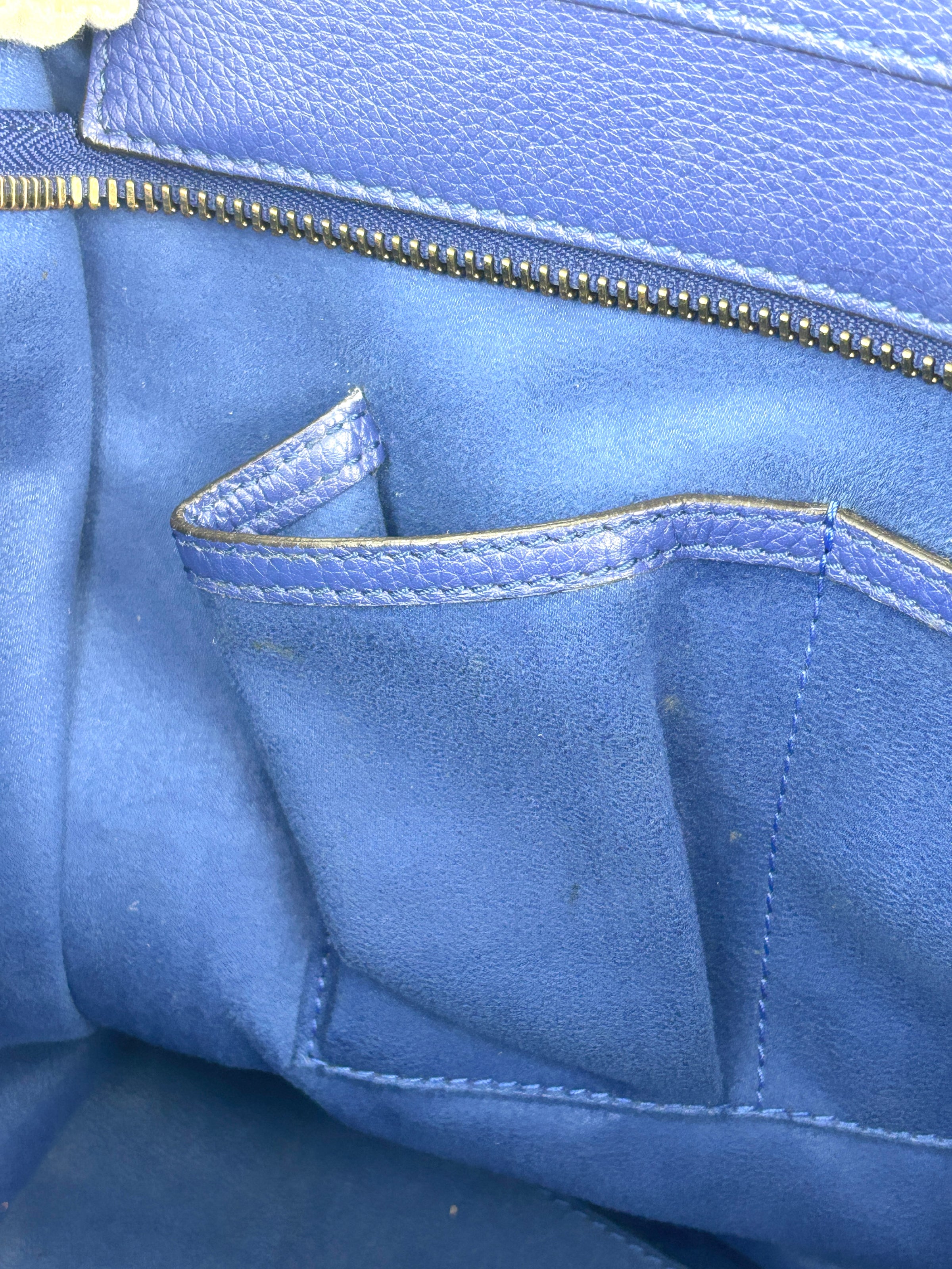 Luggage Tote Mini in Blue/Indigo