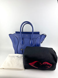 Luggage Tote Mini in Blue/Indigo