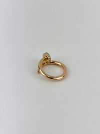 Juste Un Clou Ring, Classic Model, Diamonds, Rose Gold Size 48