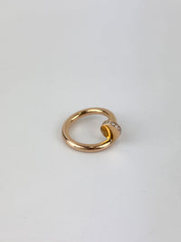 Juste Un Clou Ring, Classic Model, Diamonds, Rose Gold Size 48