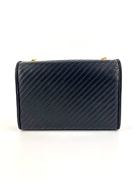 Small Kate Tassel Chain Flap Shoulder Bag Black GHW