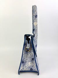 Le Grand Chiquito Bag In Print Blue Flowers