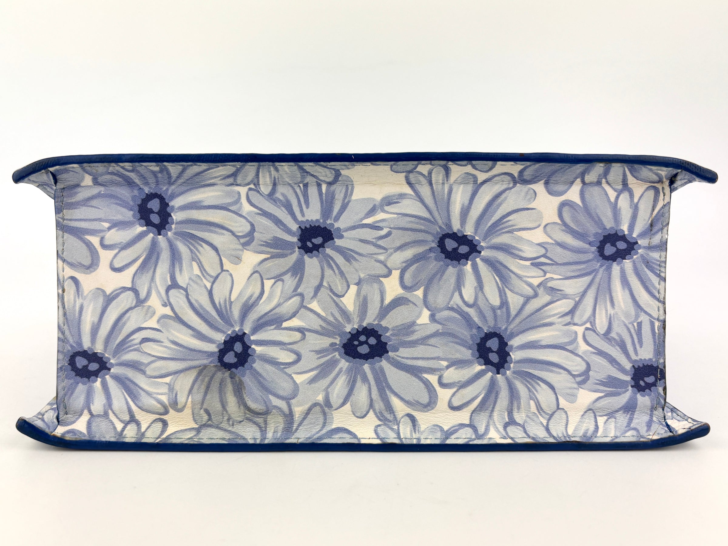 Le Grand Chiquito Bag In Print Blue Flowers