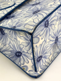 Le Grand Chiquito Bag In Print Blue Flowers