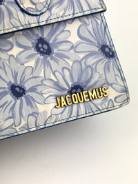 Le Grand Chiquito Bag In Print Blue Flowers