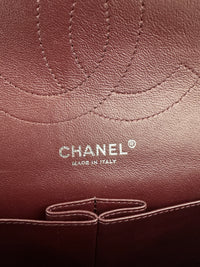 Classic Jumbo Double Flap Black Caviar SHW