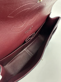 Classic Jumbo Double Flap Black Caviar SHW