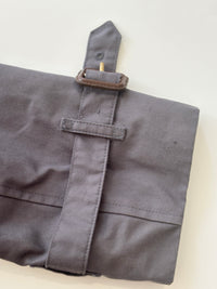 Kensington Cotton Blend Double Breasted Short Trench Coat in Mid Grey Size UK 8